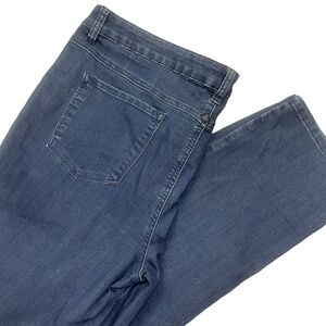 Prana 18 / 36 Jeans Blue Cotton Blend Pockets Denim Straight Leg